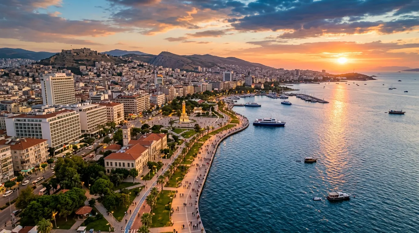 İzmir Kordon ve Körfez Manzarası